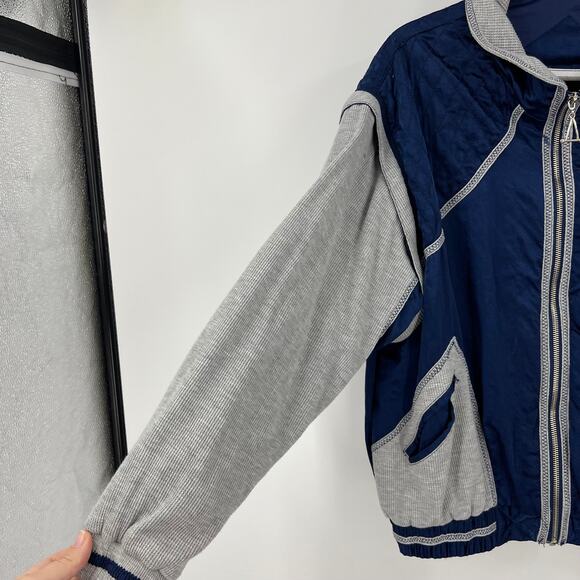 Vintage Otello Pelle Retro Wind Jacket Full Zippered Lined Pockets Women Small - Picture 8 of 9